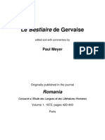 Meyer - Le Bestiaire de Gervaise