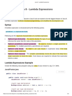 Java 8 - Lambda Expressions