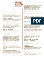 CDU-CN Program Outcomes of The BSN Curriculum