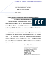 Affidavit For The FBI Search of President Donald Trump's Home