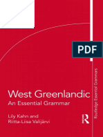 Kahn Lily Valijarvi Riittaliisa West Greenlandic An Essentia