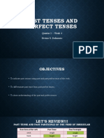 Week 4 - Simple Past & Past Perfect Tenses