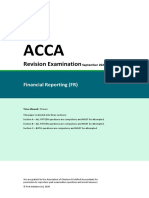 Revision Examination: Financial Reporting (FR)