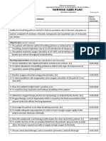 Nursing Care Plan - Thoracic Empyema