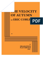 The Velocity of Autumn