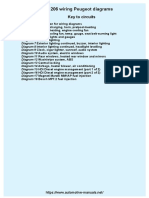 Peugeot 206 Wiring Diagrams