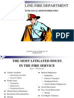 Fire Officer Legal Responsibilities