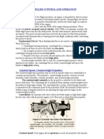 Aircraft Propeller Control and Operation