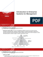 Lesson 1-Introduction To Enterprise Systems For Management