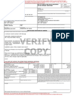 Verify Copy: Bill of Lading For Ocean Transport or Multimodal Transport