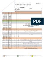 Tentative Calendar - 2022-23