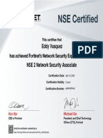 NSE 2 Certificate EddyVasquez