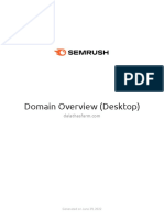 SEMrush-Domain Overview (Desktop) - Dalathasfarm Com-29th Jun 2022