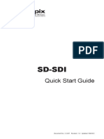 SD-SDI Quick Start Guide 1.0