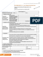 Distribution Commissioning Form 12 Low Voltage Overhead Lines 20190923