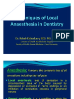 Maxillary Anesthetic Techniques