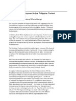 Sustainable Development in The Philippine Context: 1.1. A Retrospect: Evolution of SD As A Concept