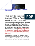 The Document That Got William Cooper Killed 0