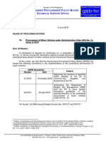 NPM No. 015-2019 Procurement of Motor Vehicles