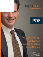 Signotec Imagebroschüre