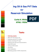 Preparing PVT For Reservoir Simulation DC