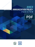 National Immunization Policy Pakistan 2022