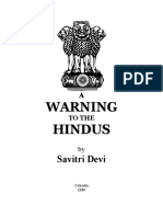 Warning To The Hindus