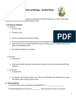 Unit 2: Biochemistry Guided Notes Student Version