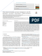 Urban Natural Environments and Motor Development in Early Life