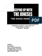 Keeping Up With Joneses The Wrong Inside Man - LS012346