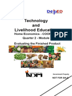 Tle10 He Cookery q2 Mod5 Evaluatingthefinishedproduct v3 (50 Pages)