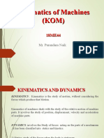 Mmodule-1 INTRODUCTION To Kinematics of Machine