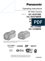 Panasonic HC VXF990 User Manual