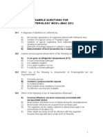 Sample MCQ's of Bacteriology (MAC 221)