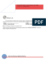 Q1 M1 Diss Answer Sheet With Performance Task