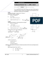 2024-JEE Advanced Booster Test-1 - Solution