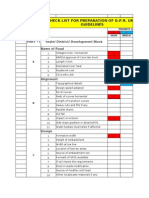 Check List For DPR Preparation of Rural Roads in Hilly Areas