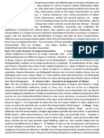 Visual Image Interpretation Visual Interpretation and Digital Image Processing Techniques Are Two Important Techniques of Data Analysis to Extract Resource Related Information Either Independently or in Combination With Kmkm