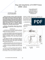 Geometric Modeling and Singularity of 6 DOF Fanuc