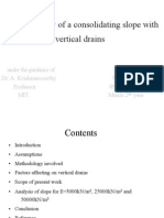 Factor of Safety of A Consolidated Slope