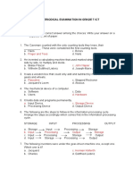 First Examination ICT 7 Sy 2018-2019 - With Answer Key