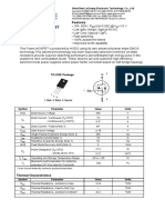 Features 10N65 650V N-Channel MOSFET: TO-220F Package