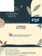 GROUP 3 - LABORATORY REPORT 4 - Compounds With Hydroxyl Group