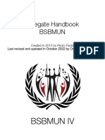 BSBMUN Delegate Handbook