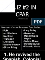 Quiz 2 CPAR