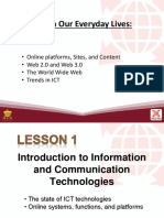 L1 Introduction To Information and Communication Technology