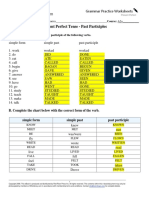 Present Perfect Workshop 