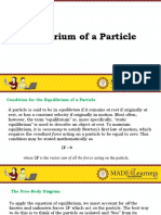 Lesson 4-Topic 1 - Equilibrium of A Particle