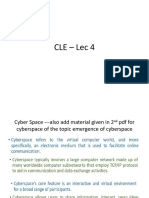 CLE - Lec 4