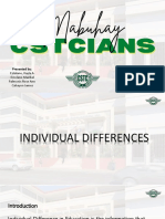 Individual-Differences - PPT For Facilitating